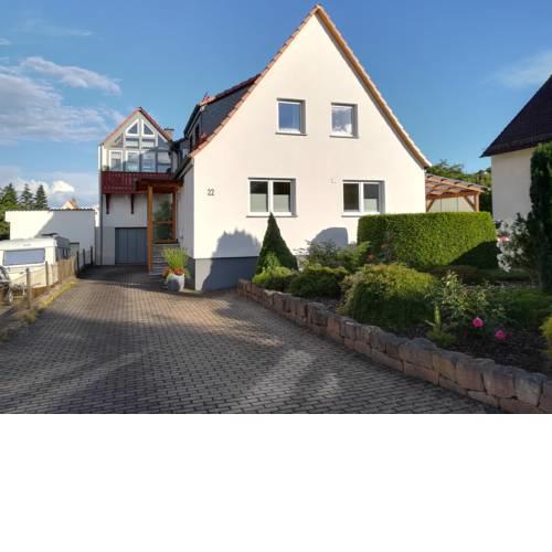 Schlafzimmer mit Bad