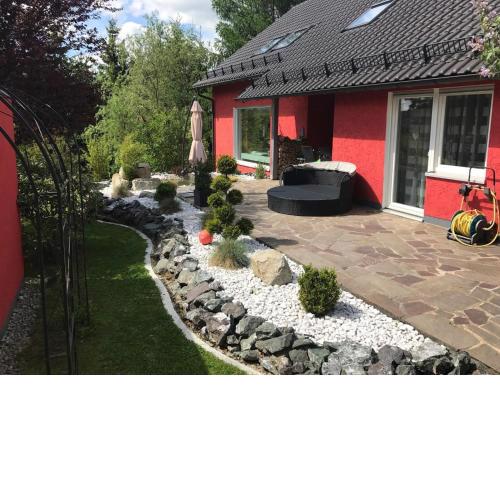 Schöne Ferienwohnung in Schauenstein-Hof im Frankenwald mit Loggia 100qm