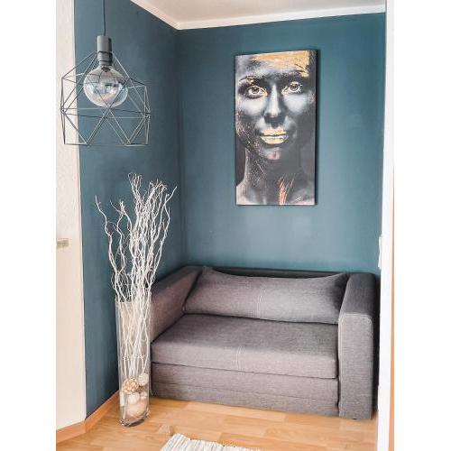 Schöne Wohnung, eigene Terrasse, privater Parkplatz, Wi-Fi, Waschmaschine, 3P