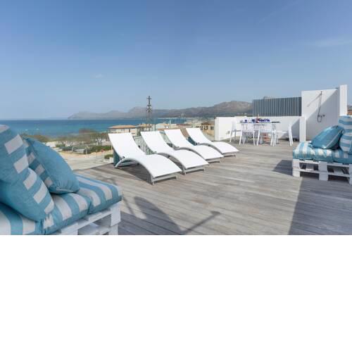Sea View House with terrace Son Serra Mallorca - a48388