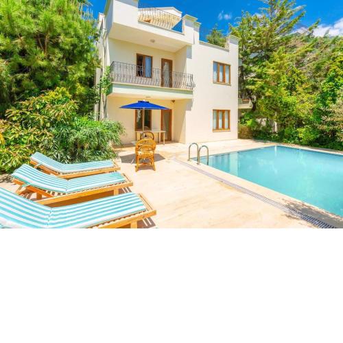 Sea View Villa with Private Pool Hebessos Kalkan ID:402
