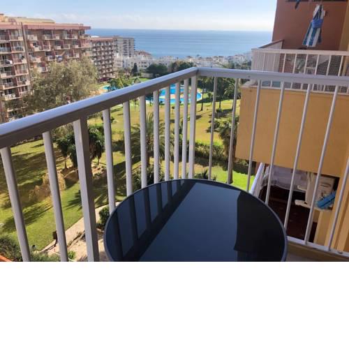 Seaview Studio with pools & gardens. Reception 24h AGUILA