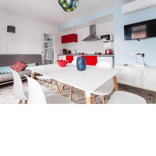 Seda - Estupendo piso de 1 hb para hasta 6 pers, 2 baños y terraza compartida