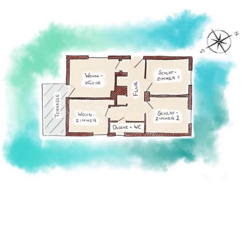 seehaus ausZEIT Wohnung Parterre by Seebnb