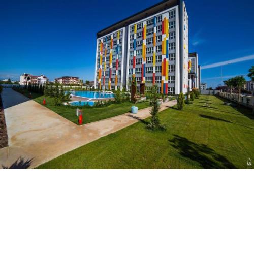 Selin's apartment with pool view