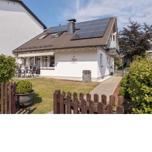 Snow-covered Holiday Home in Winterberg with Sauna, Garden