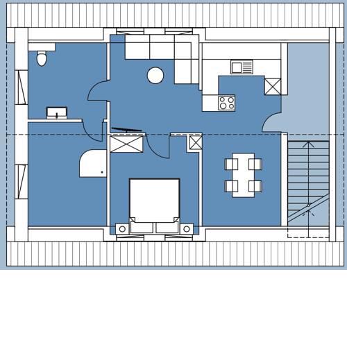 Sonnerwachen, Ferienwohnung für 2 Personen in DE FEERJENHUSEN am Haubarg von Vollerwiek Fertigstellung März 2021