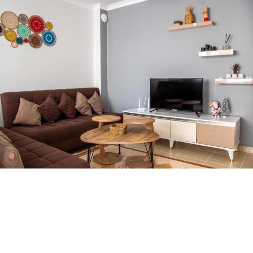 Spacious and Furnished Flat Next to Beach in Didim