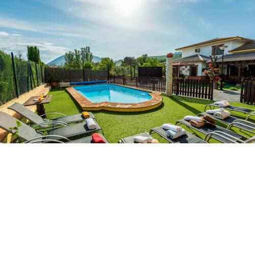 Spacious holiday home with salt water heated pool