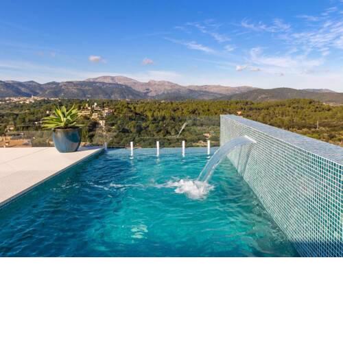 spectacular villa with breathtaking view large pool in Buger Mallorca