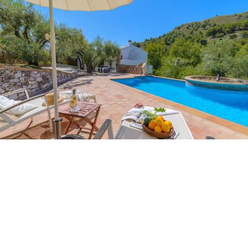 Splendid holiday villa surrounded by nature with private pool in Frigiliana