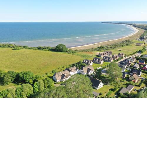 Strandhaus Mönchgut FeWo 16 strandnah, Balkon zum Garten, Sauna- u Schwimmbadnutzung