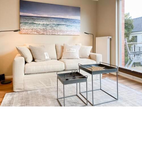 Strandkorb -Hampton Style mit Strandflair ganz nah an der Ostsee und Zentrum-
