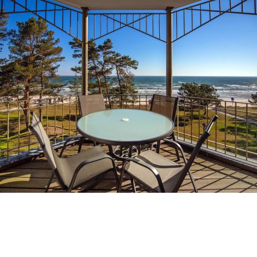 Strandvillen Binz - 1-Raum-Appartement mit Meerblick und Balkon SV 763