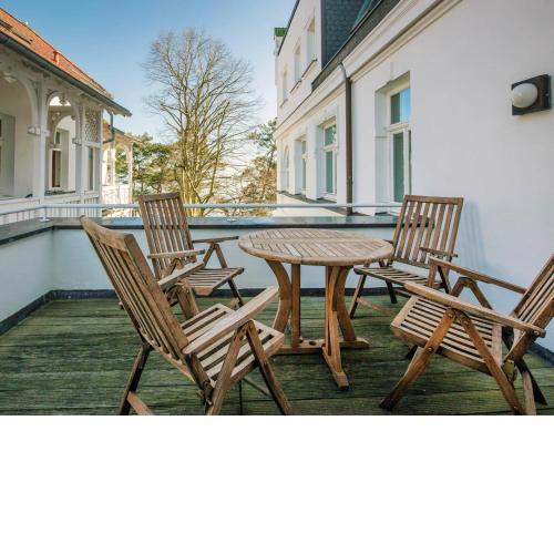 Strandvillen Binz - Appartement mit Meerblick, 1 Schlafzimmer und Balkon SV 712