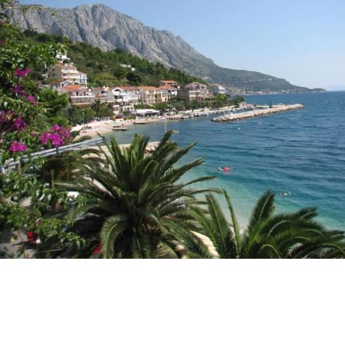 Studio apartment in Podgora with Seaview, Balcony, Air condition, WIFI (214-3)