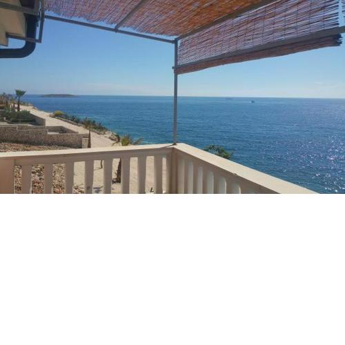 Studio apartment in Sevid with sea view, balcony, air conditioning, WiFi 5169-3