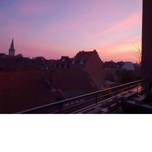 Studio Appartement über den Dächern der Stadt