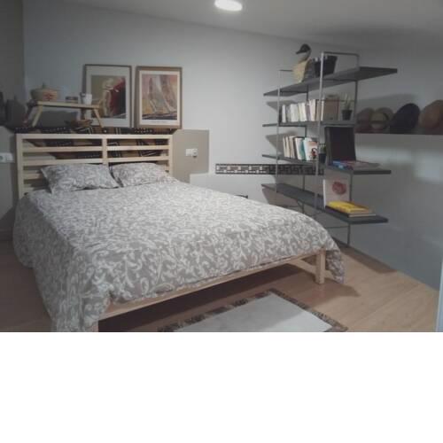 Studio in Madrid with shared pool enclosed garden and WiFi