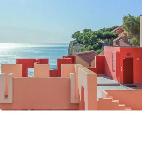 Studio in the Red Wall building by Ricardo Bofill