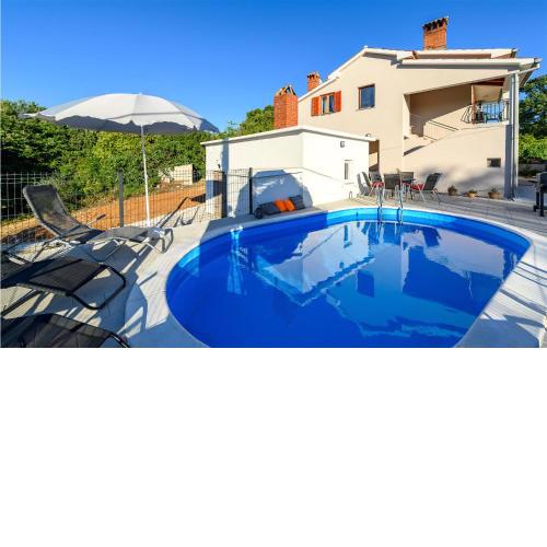 Stunning Apartment In Labin With Outdoor Swimming Pool, Wifi And 3 Bedrooms