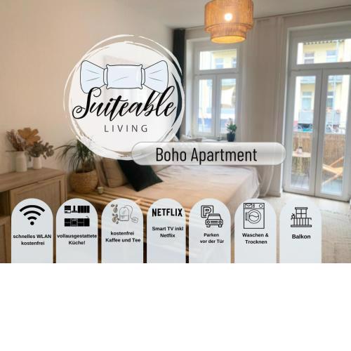 Suiteable Living - Boho Traum für 5 inkl. Balkon/Amazon