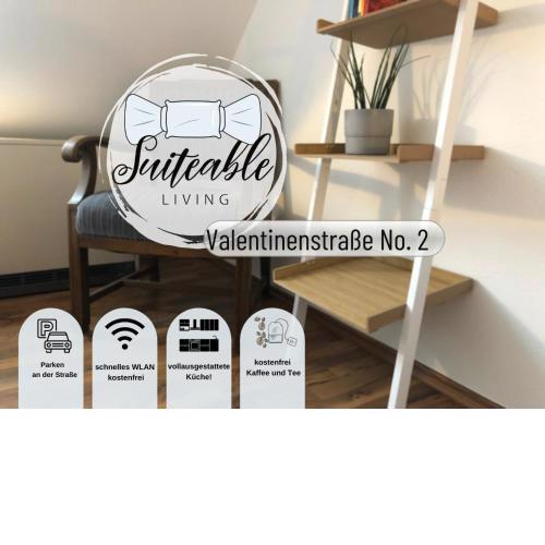 Suiteable-Living - Perfekt für 4 in Rüttenscheid - Dachgeschoss