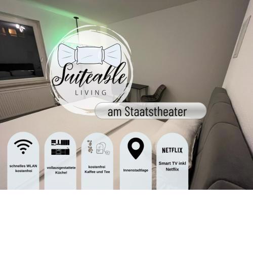 Suiteable-Living Moderne, zentrale Einraumwohnung