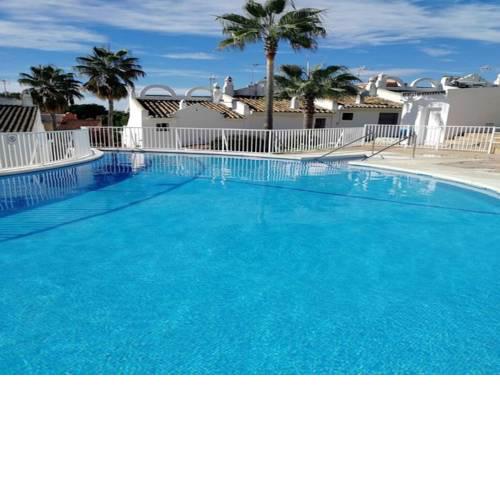 Sunny and spacious apartment with own entrance to pool