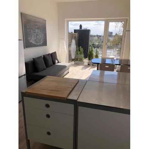 Sunny City Business Apartment with roof-top terrace for 2-4 guests