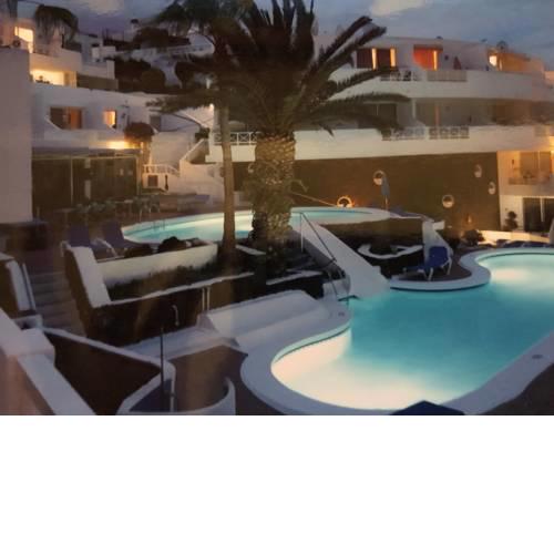 Sunny sea and pool view double apartment