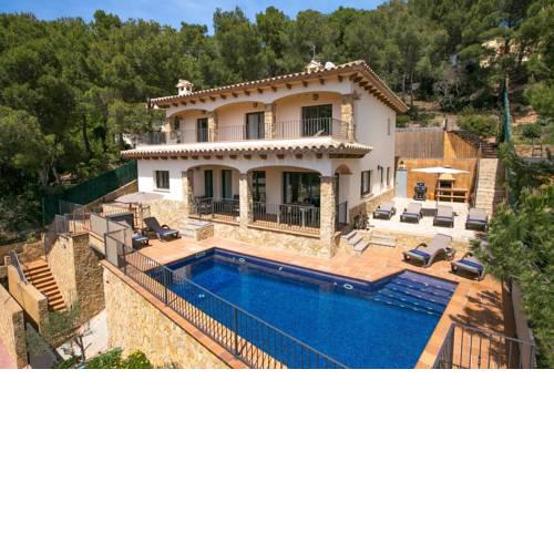 Tamariu Villa Sleeps 8 Pool Air Con WiFi