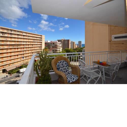 Tequila ref 238 ap 4 pers, planta 6 , 2 dormitorios, 1 baño, aire acondicionado, wifi, piscina, aparcamiento, 400 m de la playa