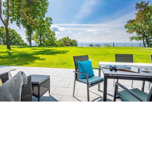 Terrassenwohnung "Kranich" - Oase am Haff