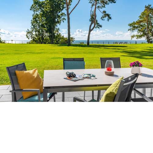 Terrassenwohnung "Windgott" - Oase am Haff