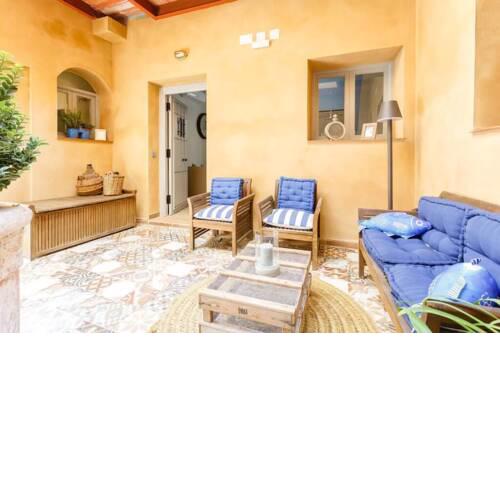 Terraza Patio Cadiz Playa Caleta Beach House