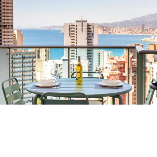 Terraza privada con vistas panorámicas
