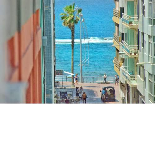 The sun in Canteras