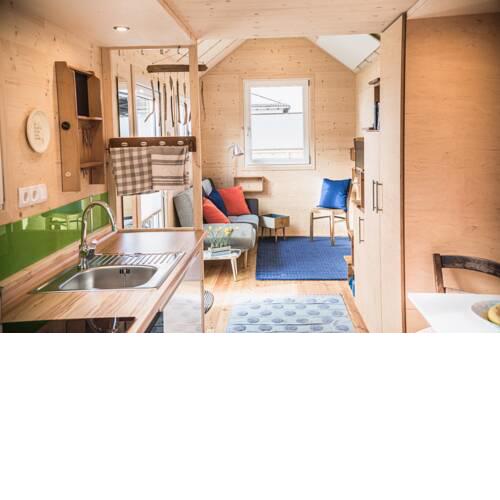 Tiny-Haus im Südhessischen Ried