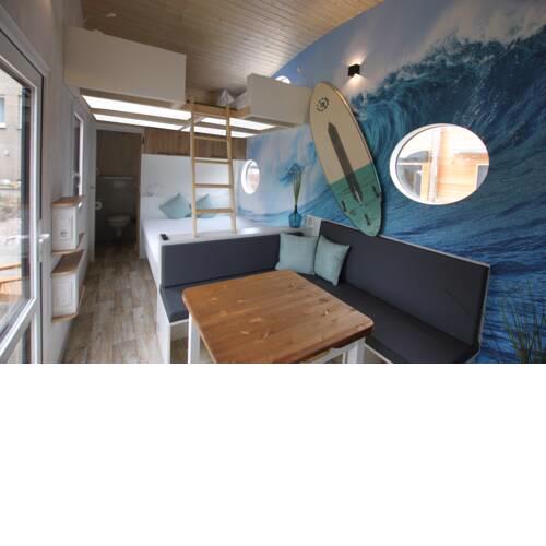 Tiny Wave Tiny House auf dem Campingplatz Strandgut