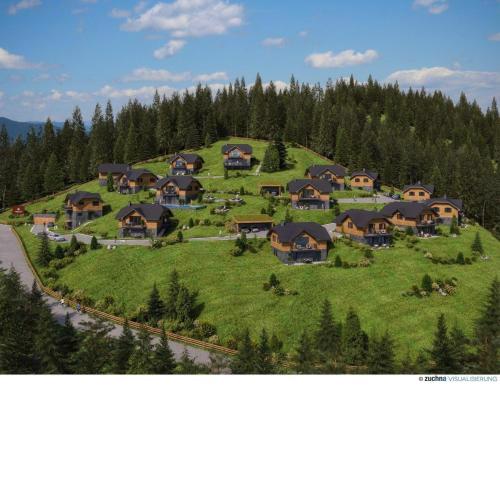 Tomtegl-Bergchalet 8 mit Privatsauna, beheiztem Infinitypool, Kamin, Fitnessraum, auf 1500m Seehöhe 