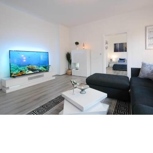 Top 107 qm Ferienwohnung mit 3 Schlafzimmern im Harz - Netflix, Küche, Waschmaschine, UHD-TV
