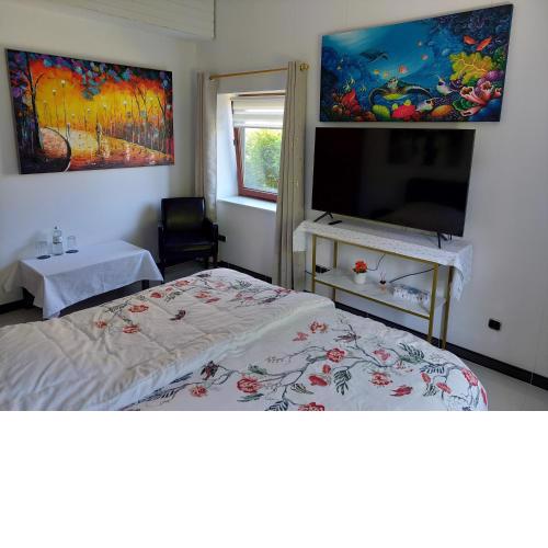 Top ausgestattete 40qm 2-Zimmer-Ferienwohnung mit Netflix, Garten und Laufband