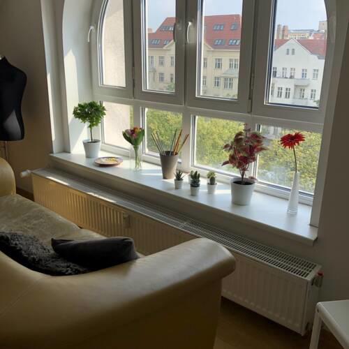 Top floor sunny studio apartment with beautiful view