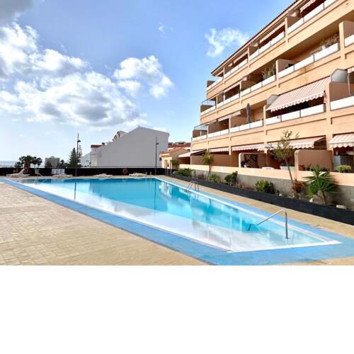 Two bedroom apartment with pool and beautiful view in Los Cristianos