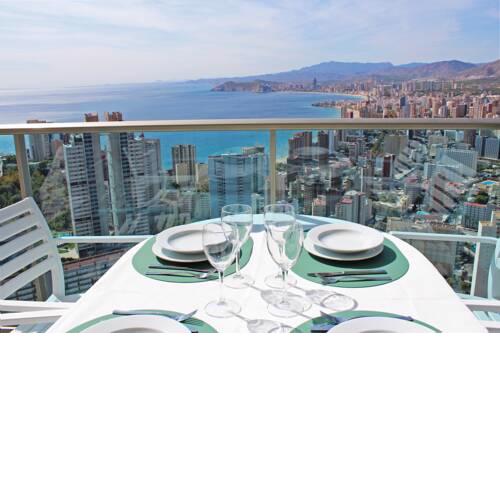 Two bedroom apartment with sea views - Floor 33