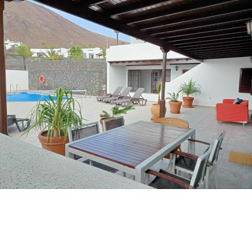 Under the volcano in Playa Blanca Lanzarote
