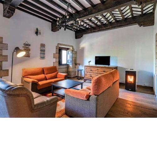 Unique holiday home in Los Corrales de Buelna with solarium