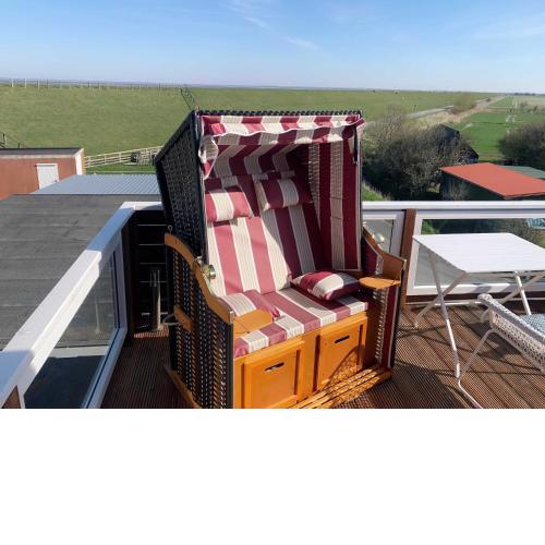 Unser Haus am Deich Wohnung Meerblick