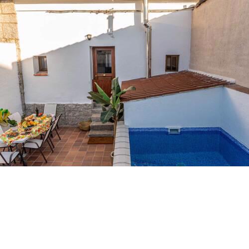 Valsain Lodge con piscina y patio privado